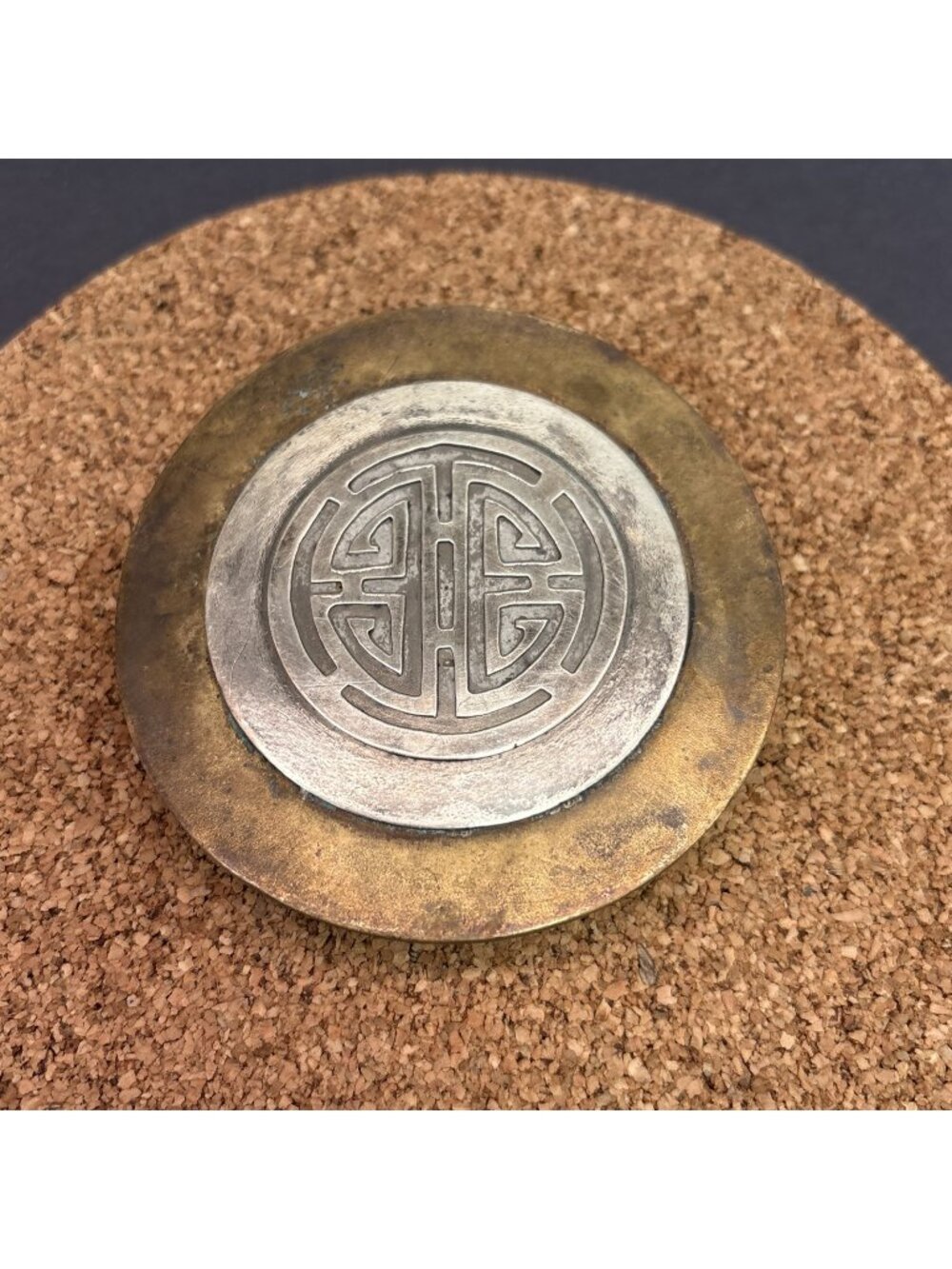 Vintage Unbranded Brass Asian Design Belt Buckle